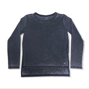 Flywheel Cycling Spinning Acid Wash Crew Neck Tee